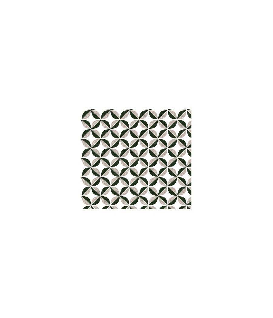 Geometrico effetto graffiato beige e verde