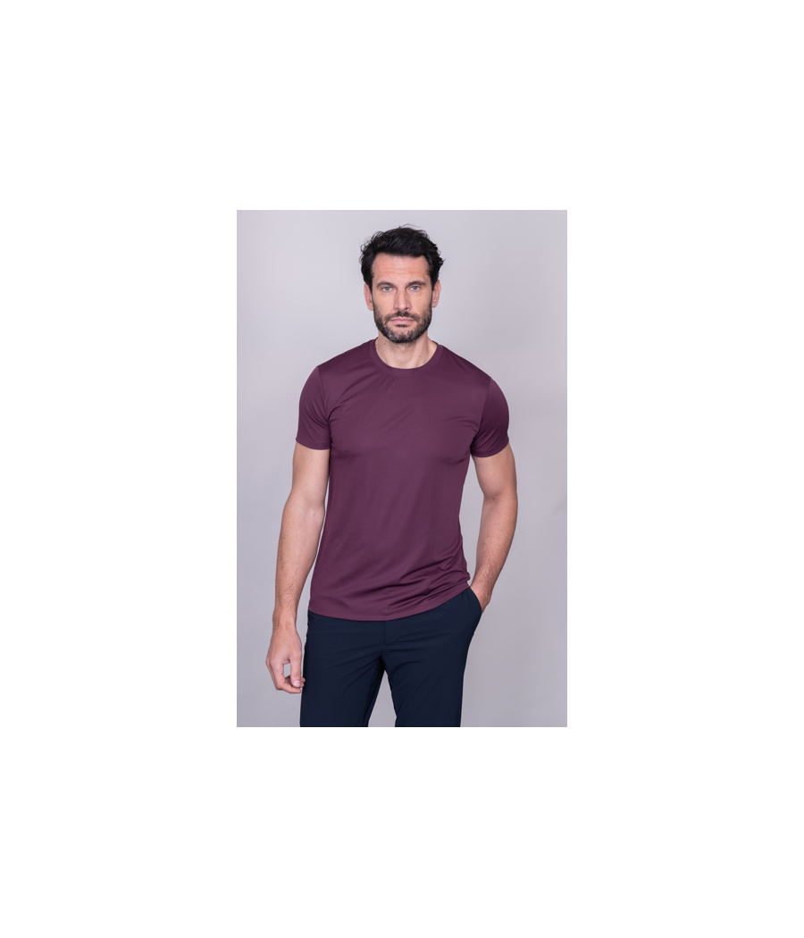T-shirt bordo'