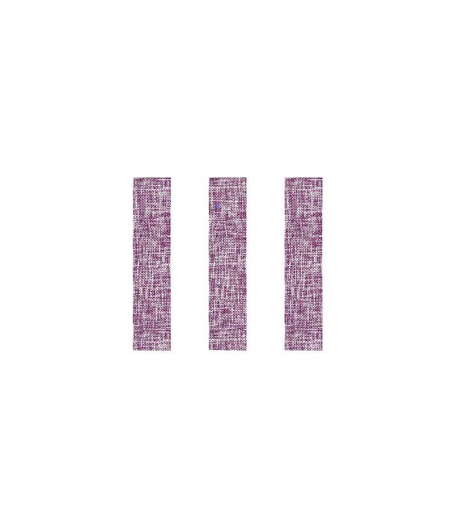 Dark purple linen effect macro stripe shirt