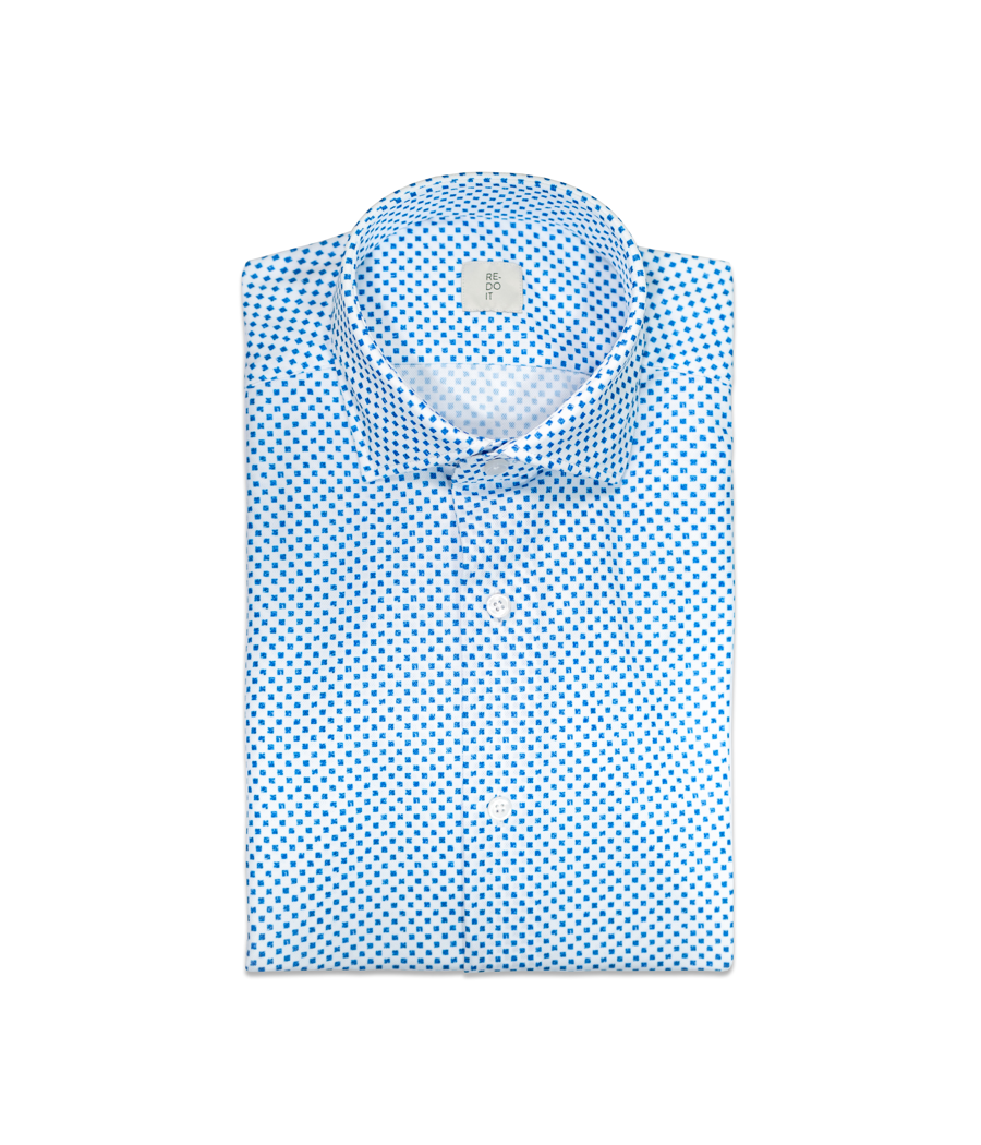 Camicia a quadretti blu