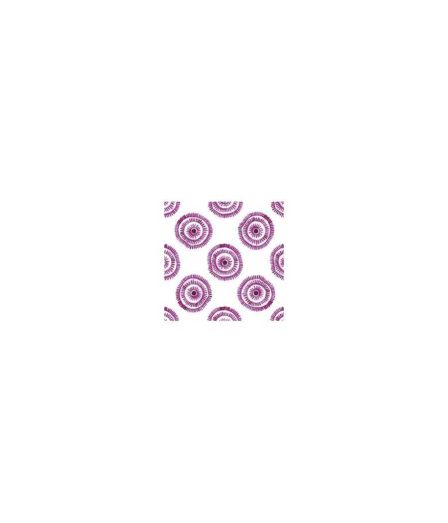 Camicia fantasia cerchi viola