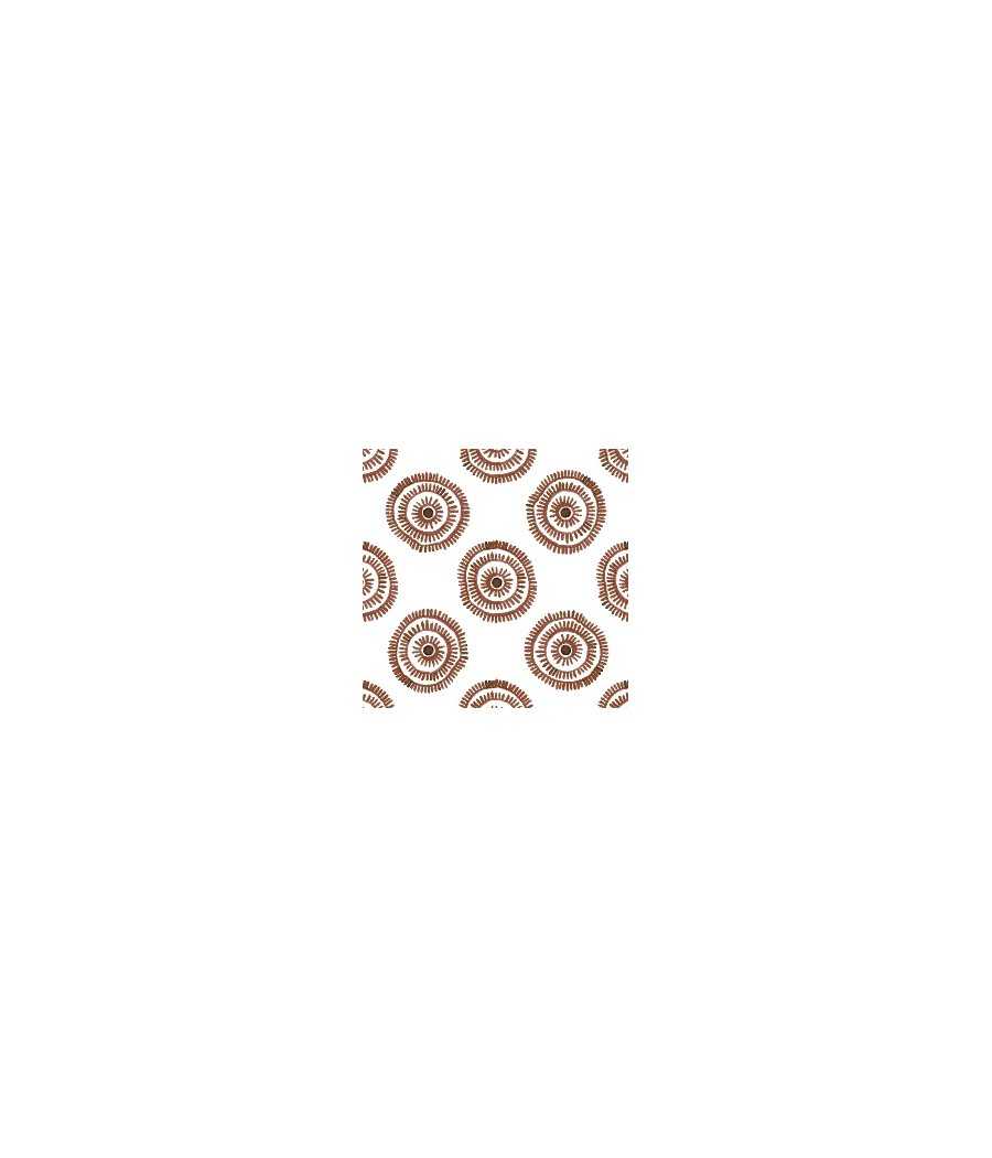 Brown circles patterned shirt