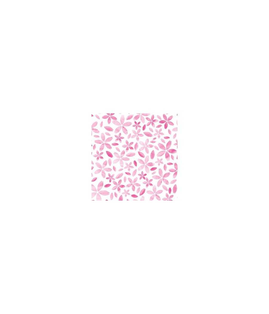 Pink watercolor flower shirt