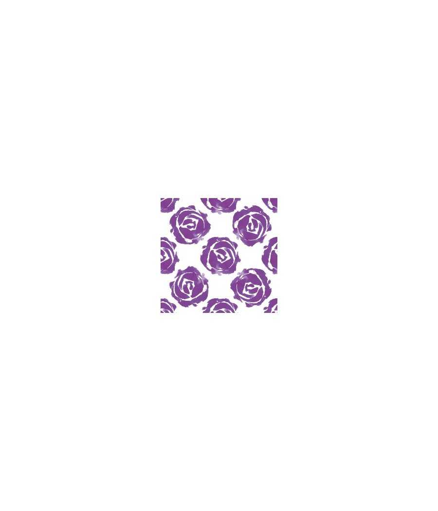 Violet stylized flower