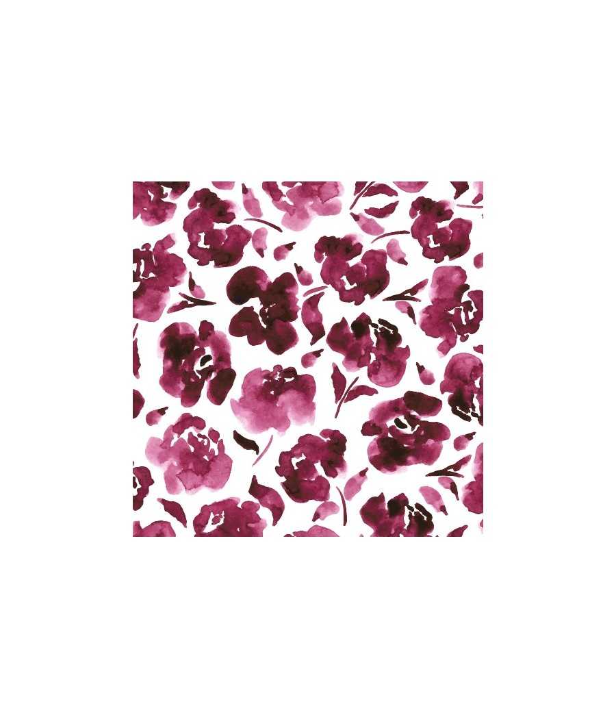 Fiore acquerello rosso