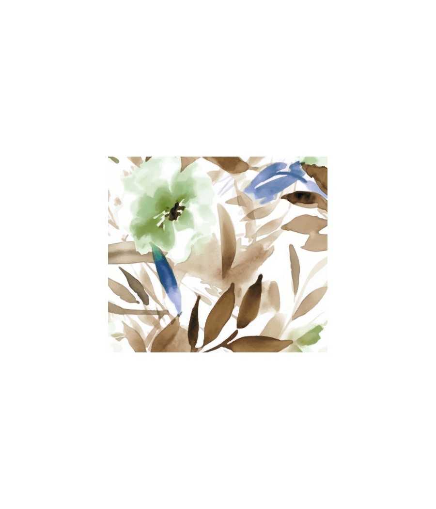 Floreale acquerello marrone