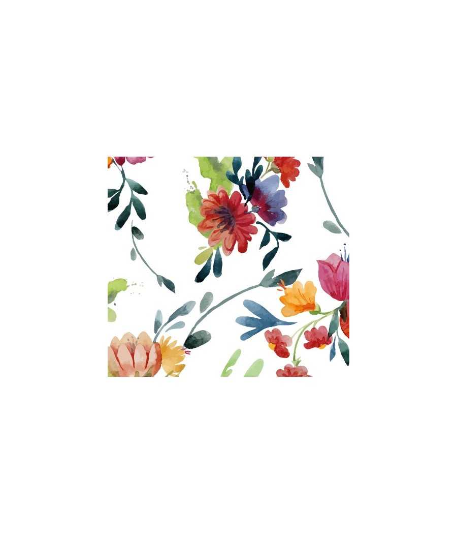 Fantasia fiori rossi