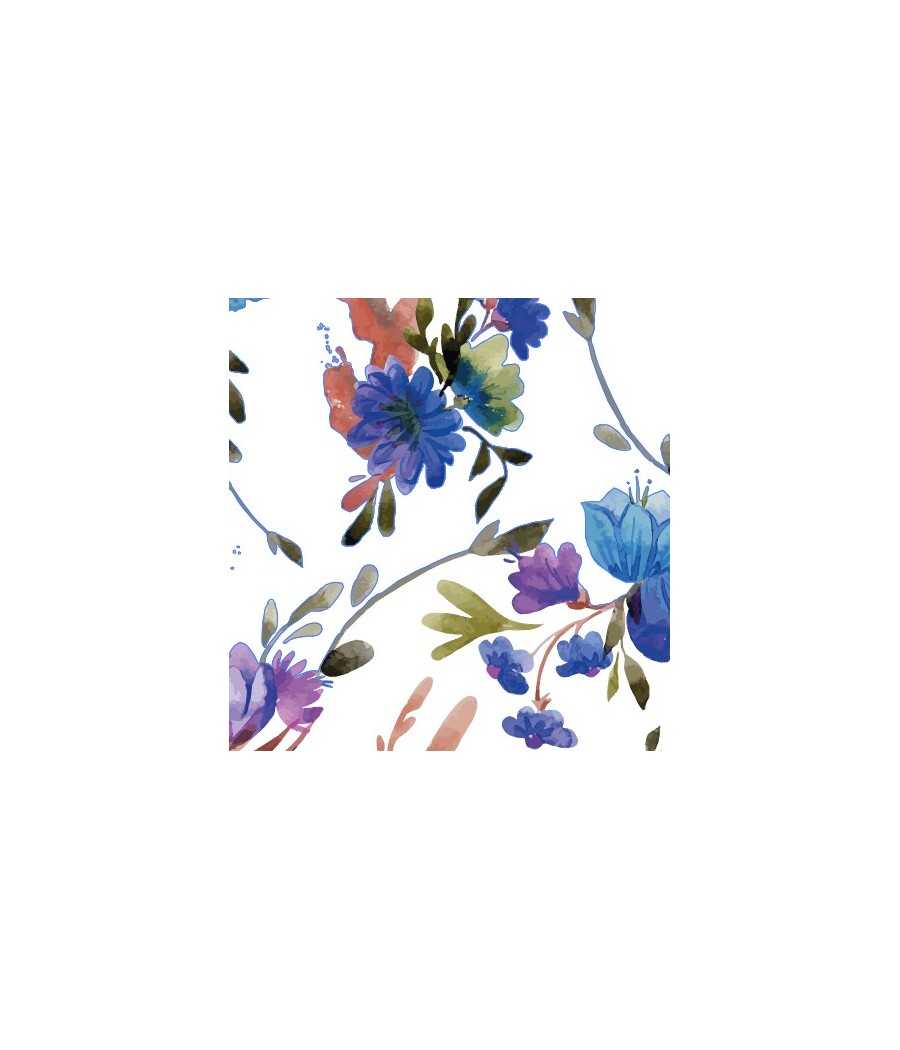 Fantasia fiori blu