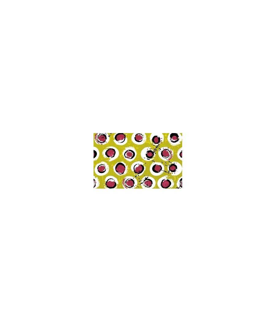 Yellow and red circles fantasy