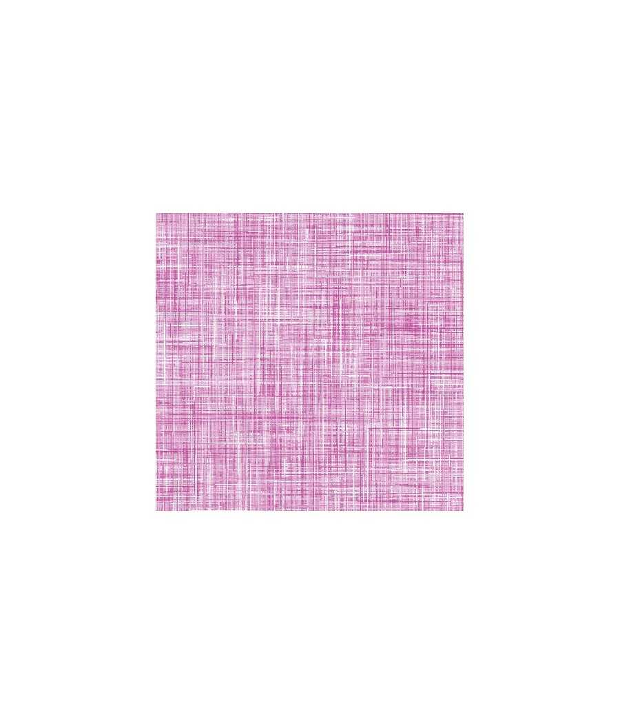 Camicia stampata effetto lino colore lilla