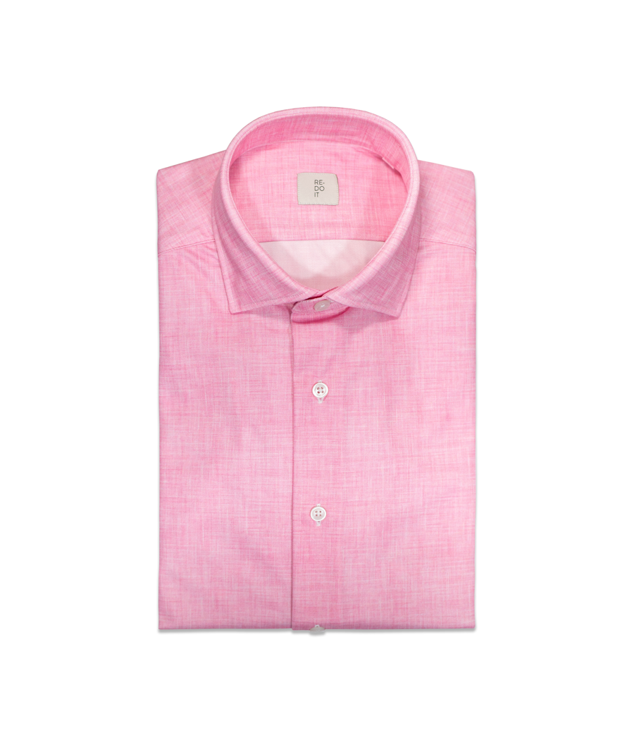 Pink linen effect
