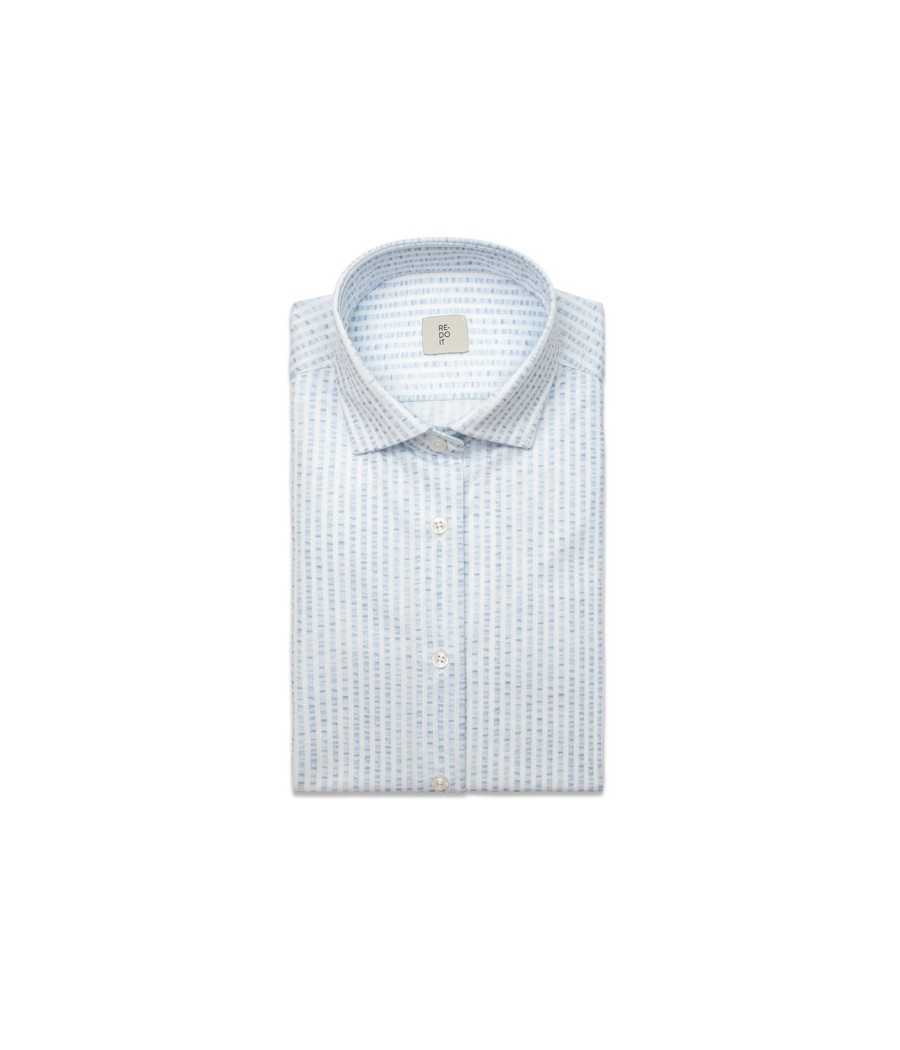 Camicia effetto seersucker...