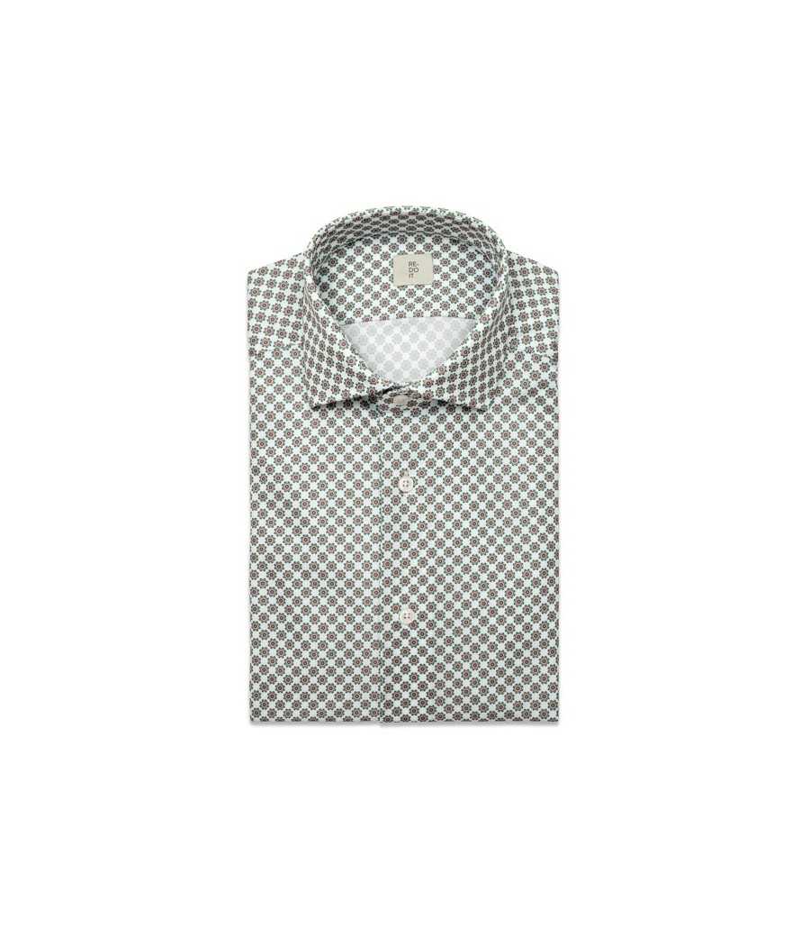 Camicia micro floreale...